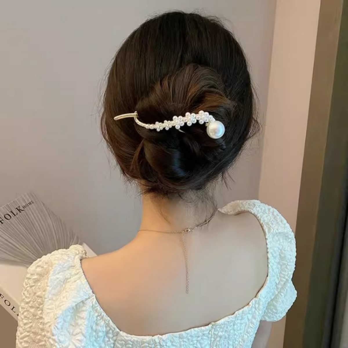 Elegancka brokatowa perłowa sp – Korean Women Lifestyle recenzja i cena
