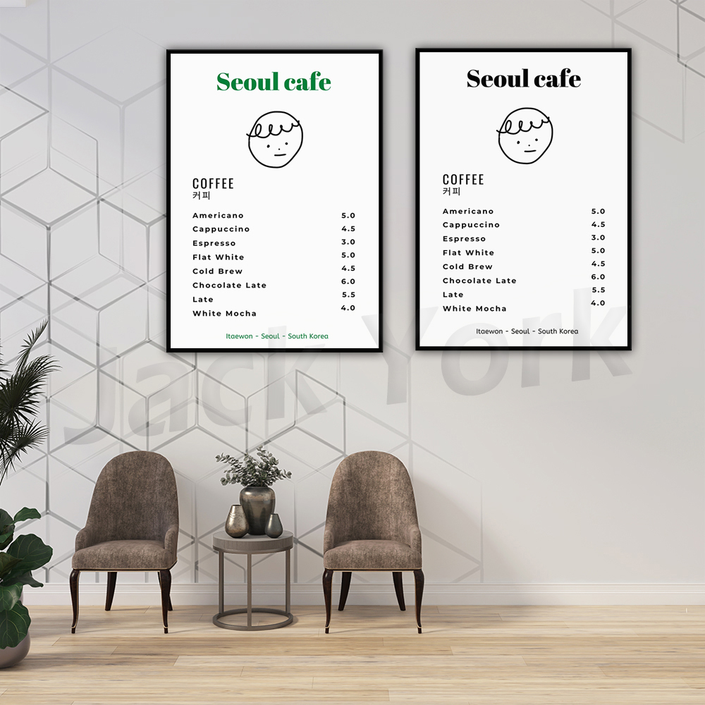 Seoul Cafe Print Wall Art Prin – Korean Lifestyle Aesthetic recenzja i cena